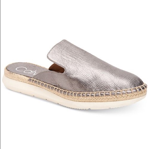 NWOT Calvin Klein Verie Espadrille Loafer Mules - Picture 7 of 8